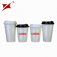 12 /16/20 oz double wall custom printed hot disposable paper coffee cups and lids