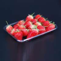 Disposable transparent food grade plastic fruit trays