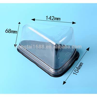 Disposable triangle cake packaging box mousse cheese plastic West sandwich packaging box HTSX1410(68)