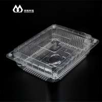 1000g PET Plastic disposable clear fruit box with cover